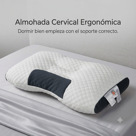 Almohada Cervical Ergonómica Kinvara™ | Descansa Sin Dolor y Despierta Renovado