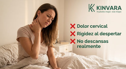 Almohada Cervical Ergonómica Kinvara™ | Descansa Sin Dolor y Despierta Renovado