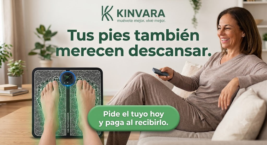 Tapete Masajeador de Pies Kinvara™ | Alivia la Fatiga y Recupera el Bienestar en Cada Paso