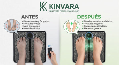 Tapete Masajeador de Pies Kinvara™ | Alivia la Fatiga y Recupera el Bienestar en Cada Paso