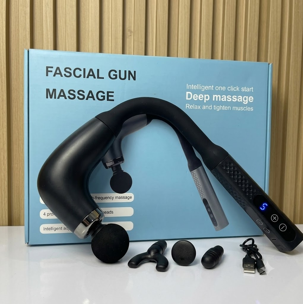 Recupera tu bienestar en minutos con la Pistola de Masaje Kinvara
