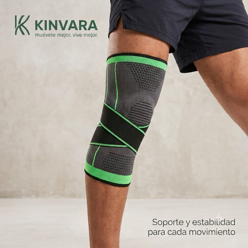 Rodillera Ortopédica Ajustable Kinvara™ | Soporte y Estabilidad para Cada Movimiento