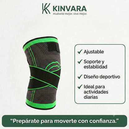 Rodillera Ortopédica Ajustable Kinvara™ | Soporte y Estabilidad para Cada Movimiento