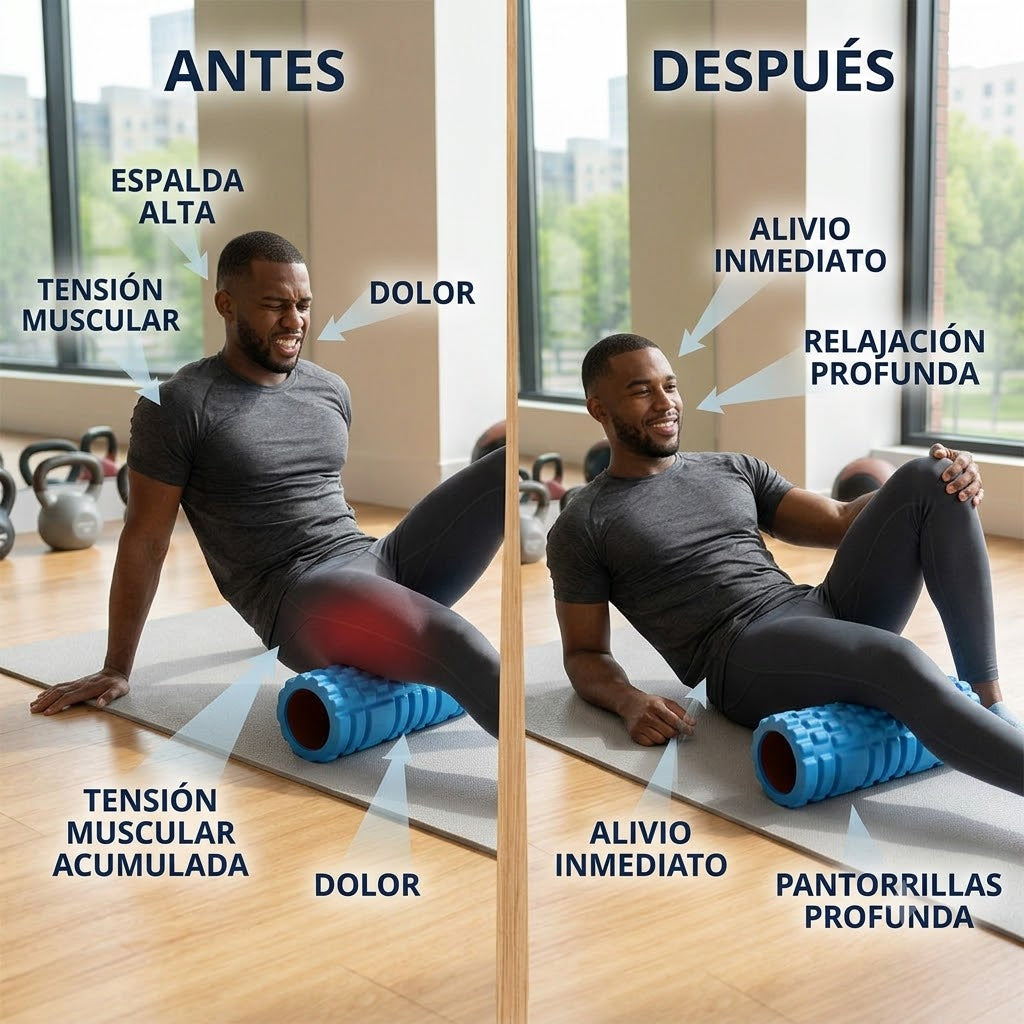 Foam Roller Kinvara™ | Libera la tensión, acelera tu recuperación y vuelve a sentirte bien