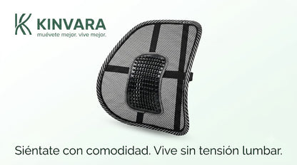 Soporte Lumbar Ergonómico Kinvara™ | Comodidad Inteligente para tu Espalda